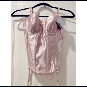 Fine Lines Satin 4 Way Convertible Bustier